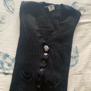 Marc Jacobs Black Wool Cardigan